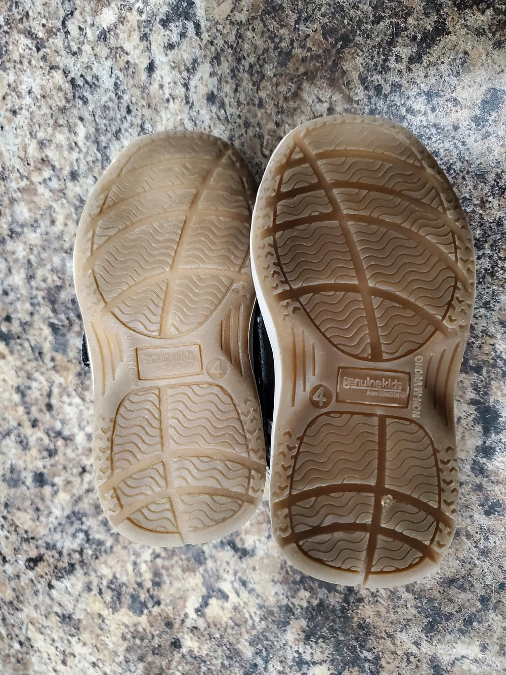 OshKosh B'gosh Dark Brown Moccasin-Style Hook-and-Loop Shoes